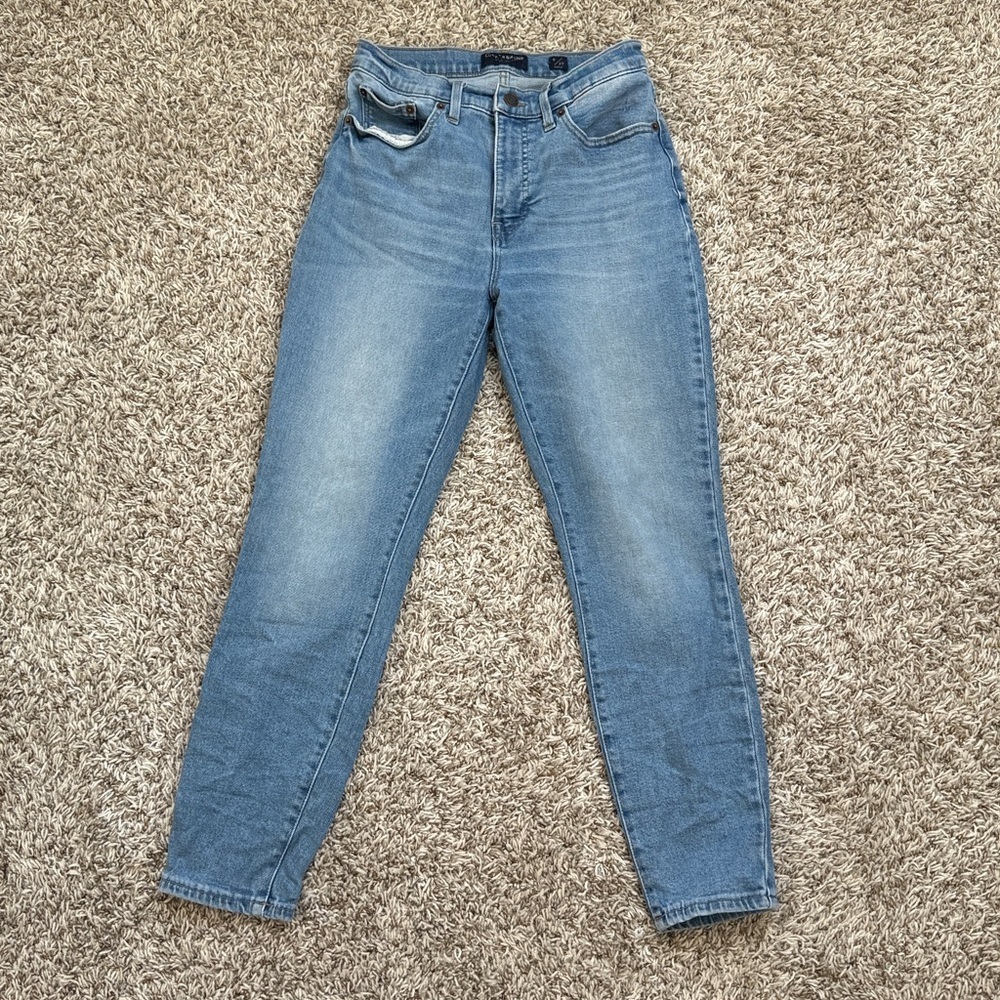 Lucky Brand High Rise Skinny Jean Bridgette Light Blue Size 8/29 - Picture 5 of 13